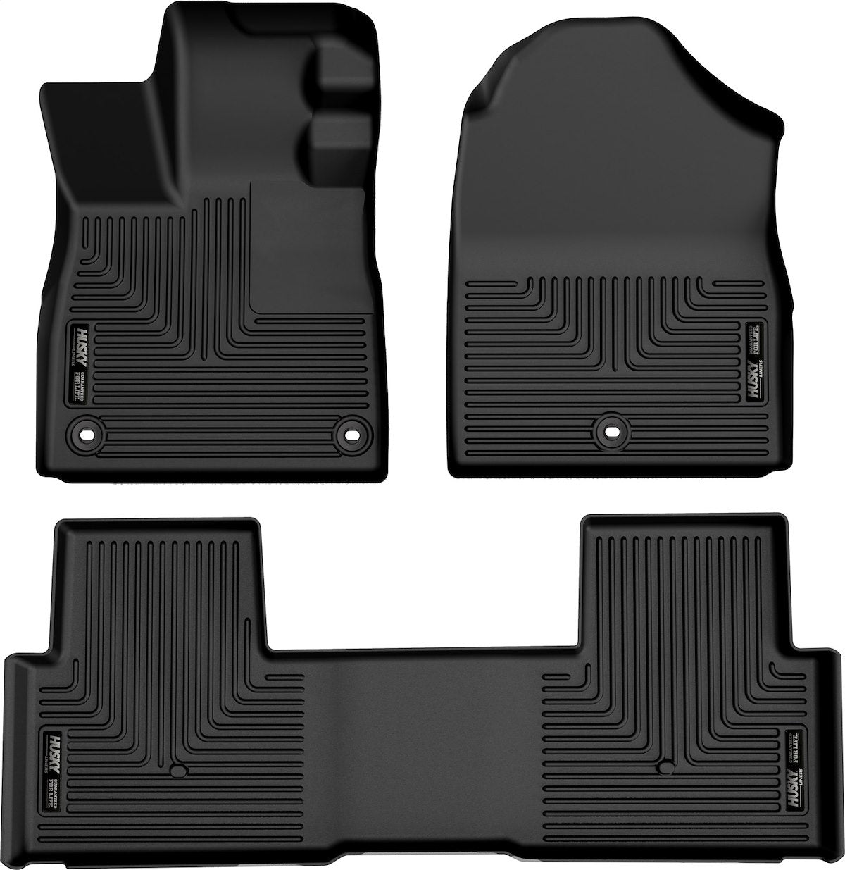 Husky Liners Floor Liner, Black, 3 Piece - 95821