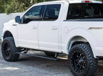 AMP Research Running Board, Textured Powder Coated, Black, Die Cast Aluminum - 76234-01A