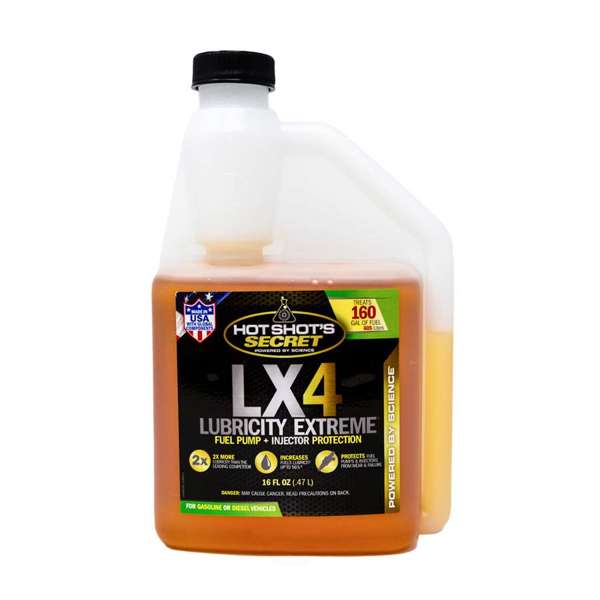 Hot Shot's Secret/ Lubrication Specialties Fuel Additive, LX4 Lubricity Extreme, Treats Up To 160 gal, 16 oz Squeeze Bottle - LX416ZSP