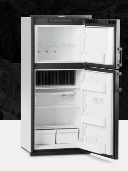 Dometic Refrigerator, Dual Compartment 2 Door Refrigerator With Freezer, 6 Cubic ft, 110 V AC - DM2672RB1