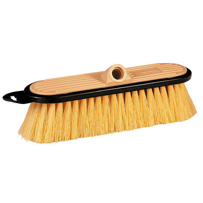 Mr Longarm Car Wash Brush, 10 in Brush Width With Threaded Hole - 0406