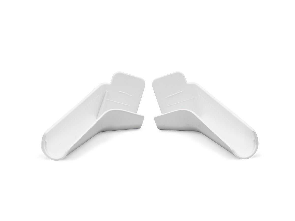 B&B Molders Drip Rail Gutter Spout, Polar White, B&B Cross Reference 655-FLEX-PW, Set of 4 - 94172