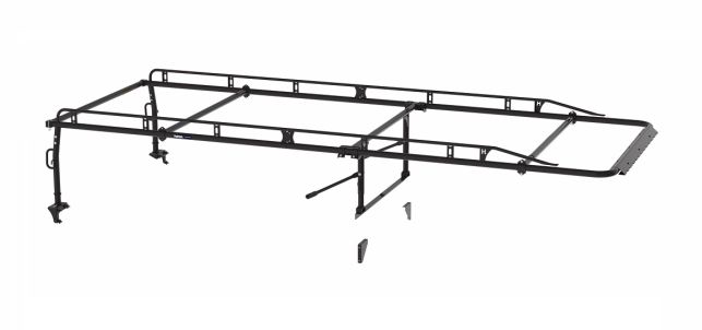 Holman Ladder Rack, 1700 lb Capacity, Black, Steel - 2SBS8C