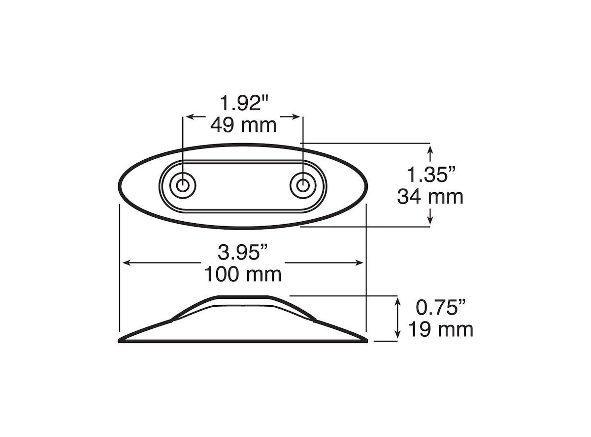 Peterson Manufacturing Trailer & Marker Lights V168XA product image 2