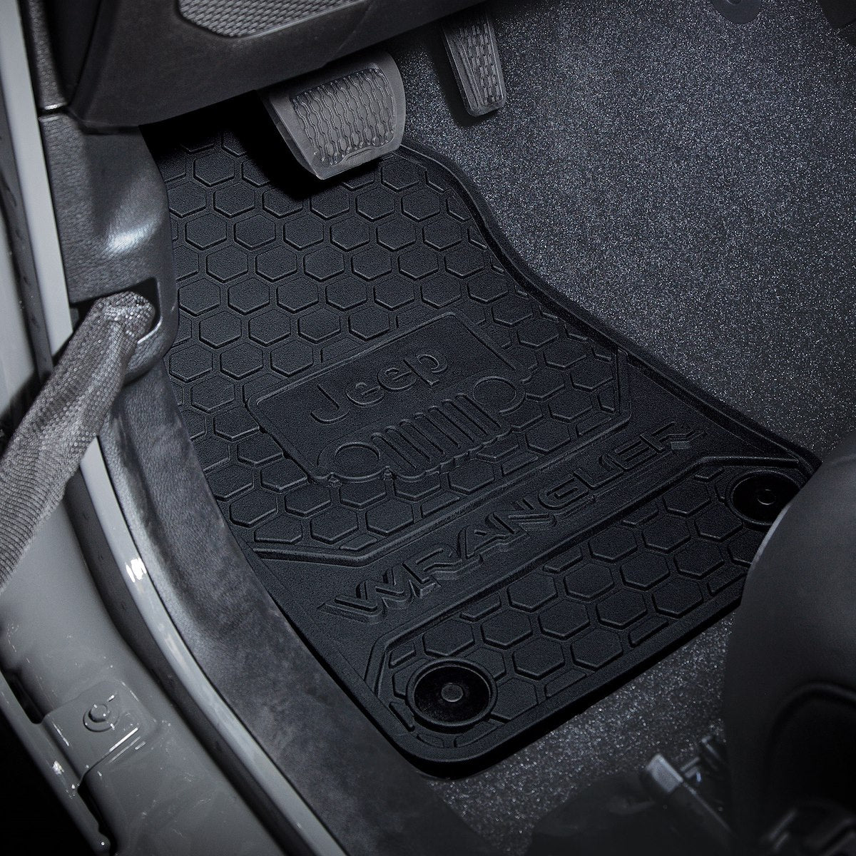 Plasticolor Floor Mat, Black, 2 Piece - 001805R01