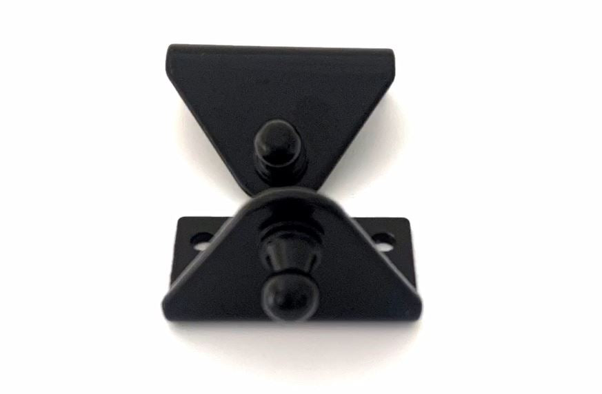 JR Products Multi Purpose Lift Support Bracket, Angled, 10 Millimeter Ball Stud, 3 Holes, Set Of 2 - BR-1060