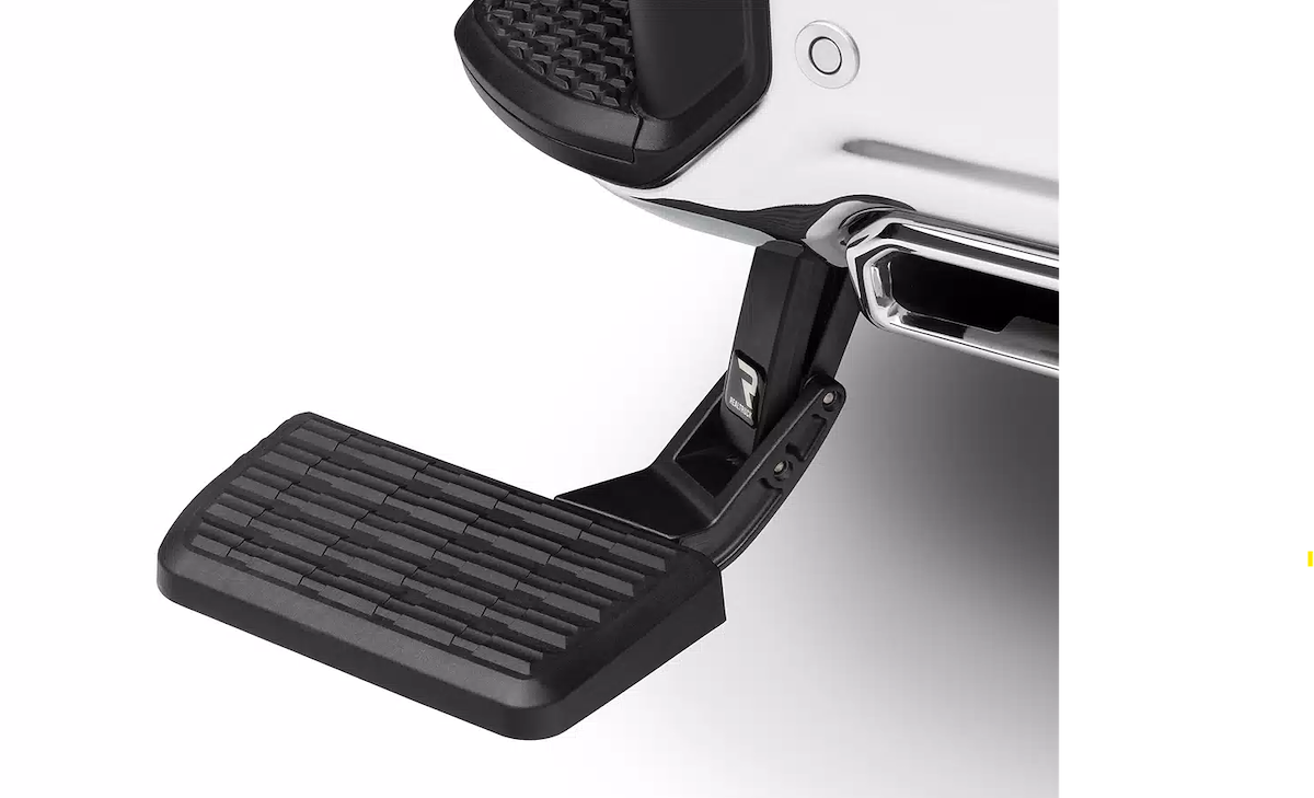 AMP Research Truck Step, 300 lb Weight Capacity, Black, Die Cast Aluminum - 75330-01A