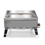 Camco Marine Barbeque Grill, Elite 216, 13000 BTU, 15 in Length x 22 in Width x 13 in Depth - 58155