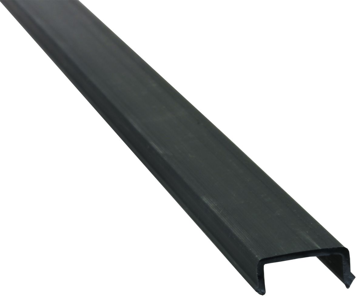 JR Products Trim Molding, 8 ft Length, Black - 11451