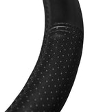 Plasticolor Steering Wheel Cover, Elite Series, For 14-1/2 To 15-1/2 in Wheels, Black - 006624R01