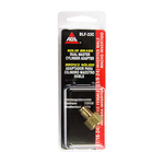 American Grease Stick Brake Line Fitting, Adapts 3/8-24 Port to 1/4 in Domestic Brake Line, Brass, 1 Per Card - BLF-23C