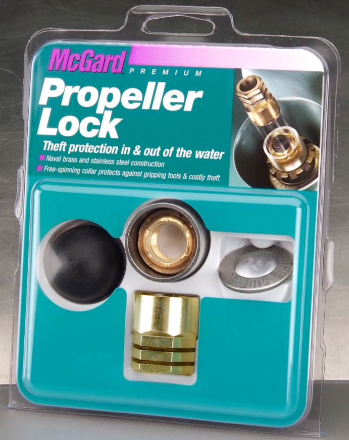 McGard Wheel Access Propeller Lock, 3/4 in x 16 Thread Size, 1.025 in Overall Length, 1-1/16 in Hex Size - 74039