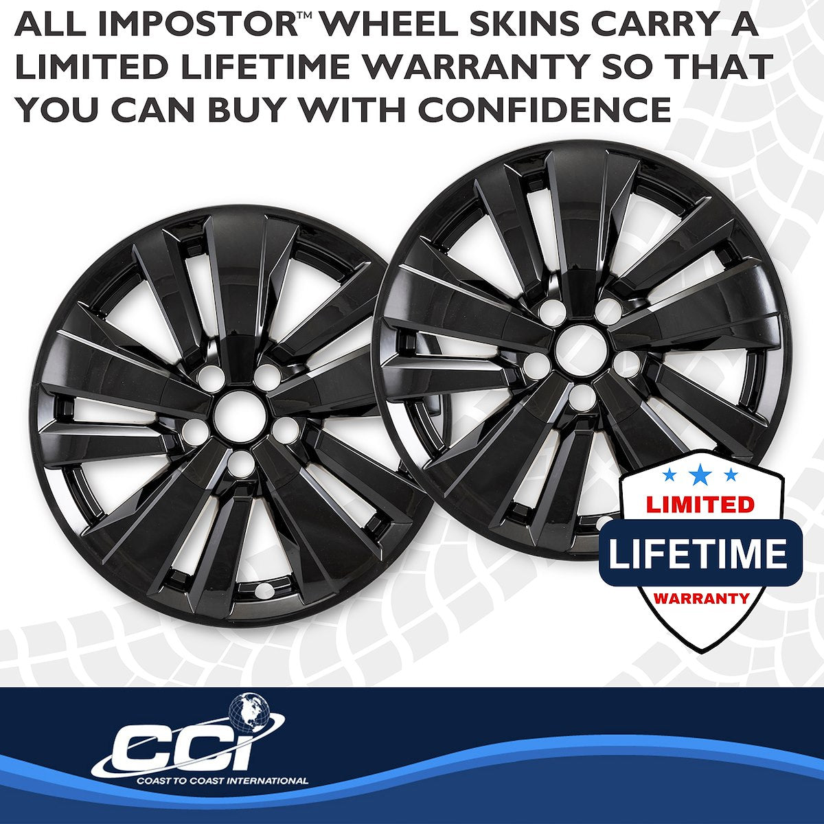 Coast2Coast Wheel Skins & Styled Wheel Covers IMP519BLK product image 4