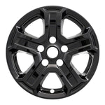 Coast2Coast Wheel Skin, 17 in, 5 Spokes, Gloss Black, Set Of 4 - IWCIMP420BLK