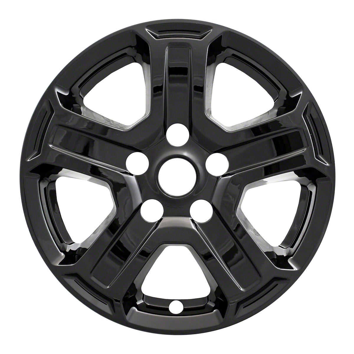 Coast2Coast Wheel Skin, 17 in, 5 Spokes, Gloss Black, Set Of 4 - IWCIMP420BLK
