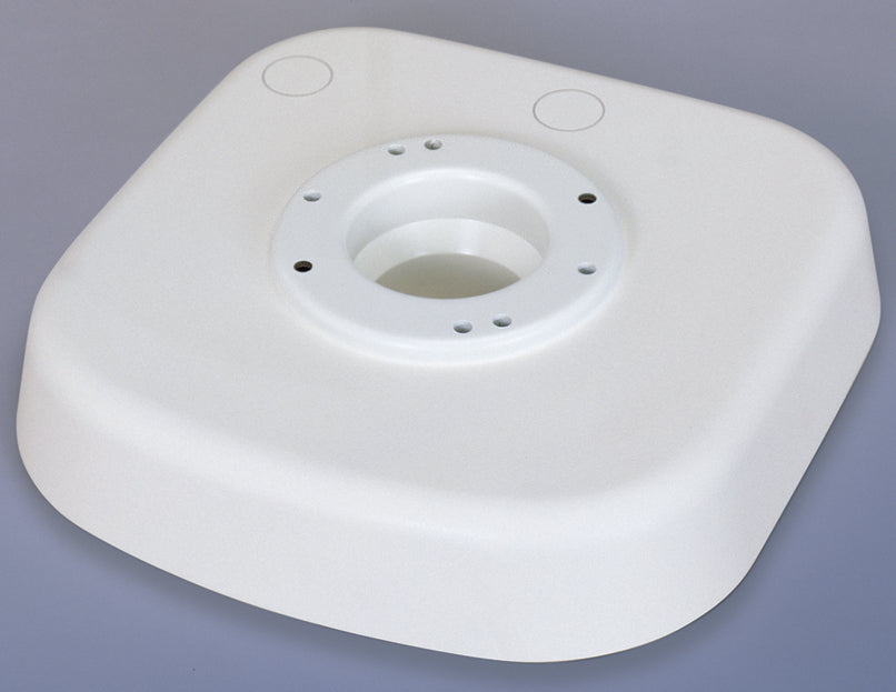 Thetford/ Norcold Toilet Riser, Rises Seat Height 2-1/2 in, Parchment White - 50345