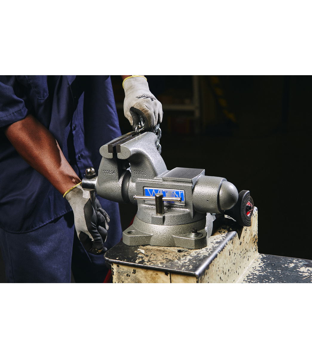 Wilton Tools JPW Industries Vise, 3-1/2 in Jaw Opening, 4-1/2 in Jaw Width, 3-1/4 in Throat Depth - 28805