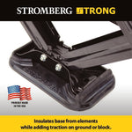 Stromberg Carlson Leveling Jack Foot Pad, Black, 11 in Length x 6-1/2 in Width, Set Of 2 - JBP-SJSC.2