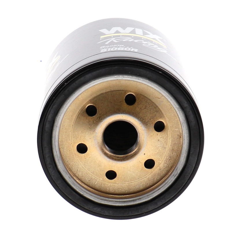 WIX Filters Oil Filter, Spin-On Style, 3.6 in Outside Diameter x 5.17 in Height, Black Housing With Wix Racing Logo - 51060R