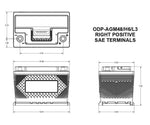 Odyssey Battery Battery, 48 BCI Group Size, 12 V, 720 Cold Cranking amp/1250 Pulse Hot Cranking amp - ODP-AGM48