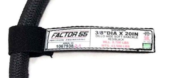 Factor 55 Recovery Shackles & Tow Straps 00067 product image 3