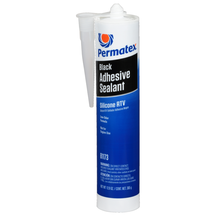 Permatex Adhesive Sealant, 12.9 oz Cartridge, -75 degree Fahrenheit To +450 degree Fahrenheit - 81173