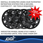 Coast2Coast Wheel Skins & Styled Wheel Covers IWCIMP101BLK product image 4