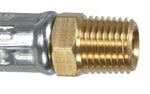 MB Sturgis Propane Hose, 1/4 in Male Pipe Thread, Stainless Steel, 20 in Length - 100868-20-MBS