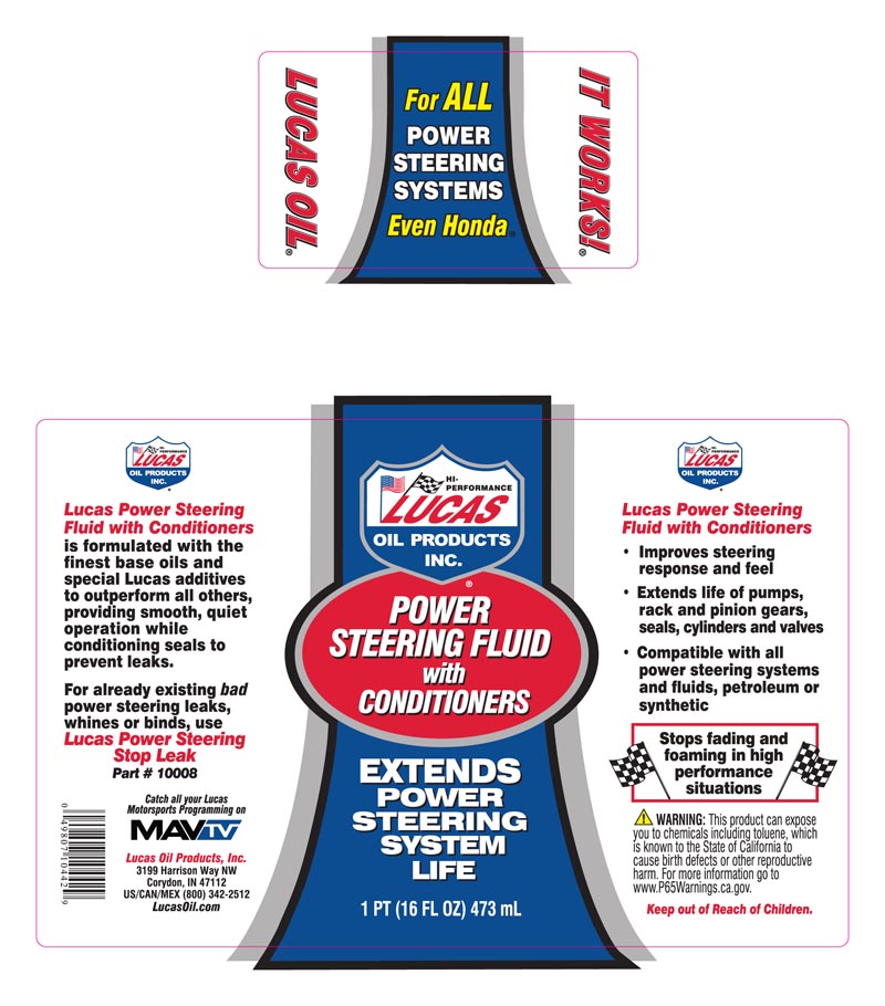 Lucas Oil Power Steering Fluid, 16 oz - 10442