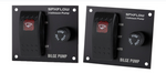 Johnson Pumps Bilge Pump Switch, 3-Way On/Off Switch, 12 V, Matte Black Finish - 82044