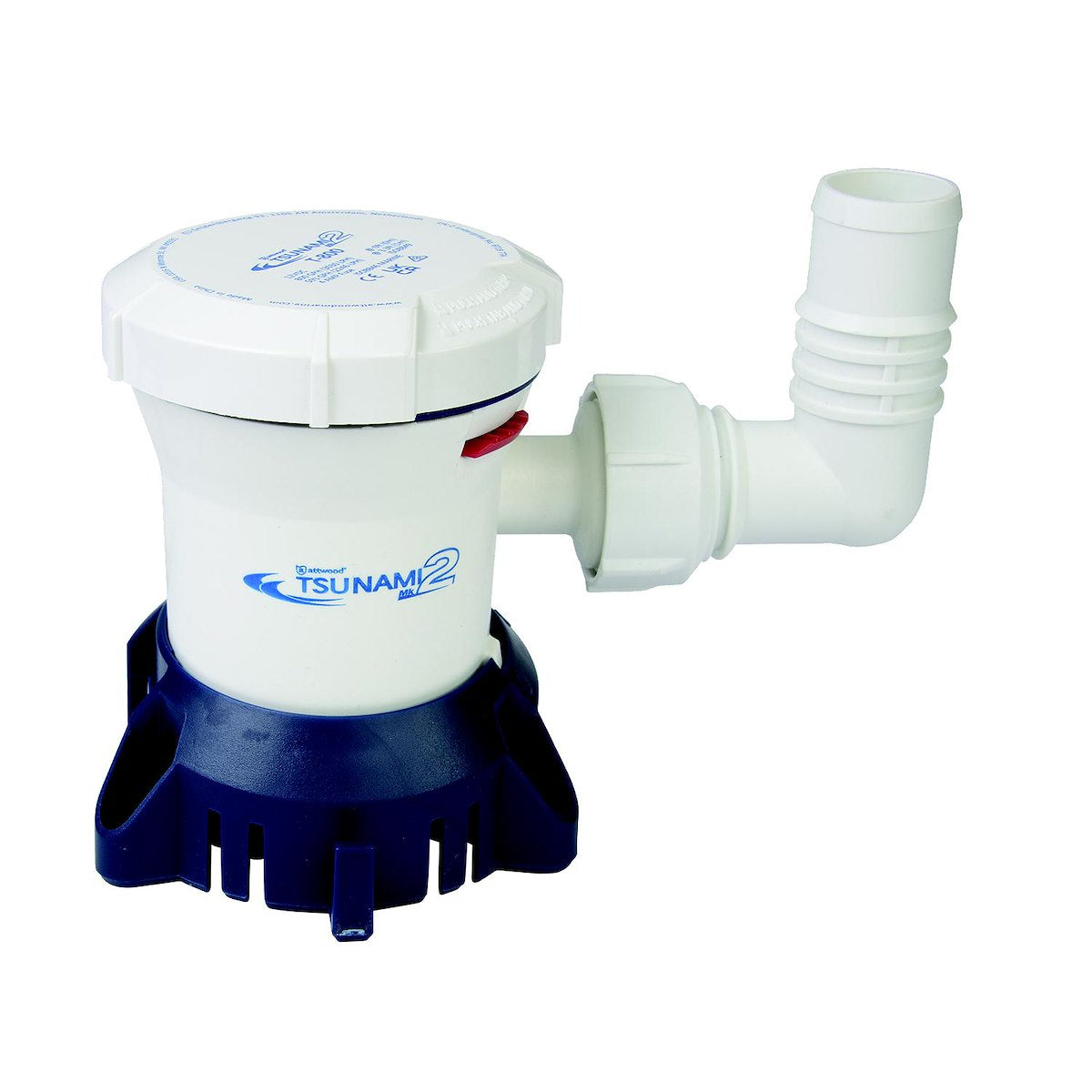 Attwood Marine Livewell/Baitwell Pump Cartridge, Tsunami Series, 800 gal Per Hour, 12 V - 5622-6