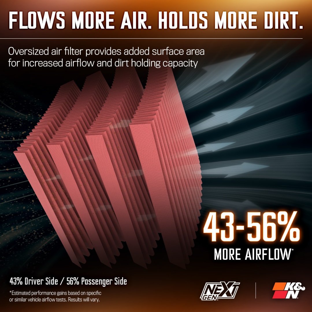 K&N Air Cleaner Assemblies and Air Intake Kits 50-2628 product image 12