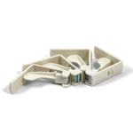 Coghlan's Tablecloth Clamp, For Tables Up To 2 in Thickness, White, Set Of 4 - 9211