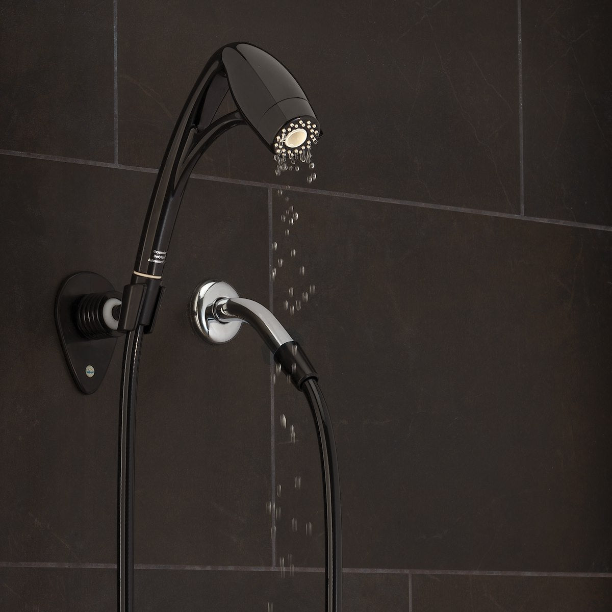 Oxygenics/ ETL Shower Head, Hand Held With 72 in Hose, With 3 Function Spray Settings, 2 in Outer Diameter - 25088