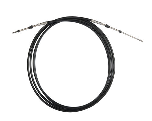 SeaStar Marine Engine Control Cable, 25 ft Length, Black, Stainless Steel - CCX63325