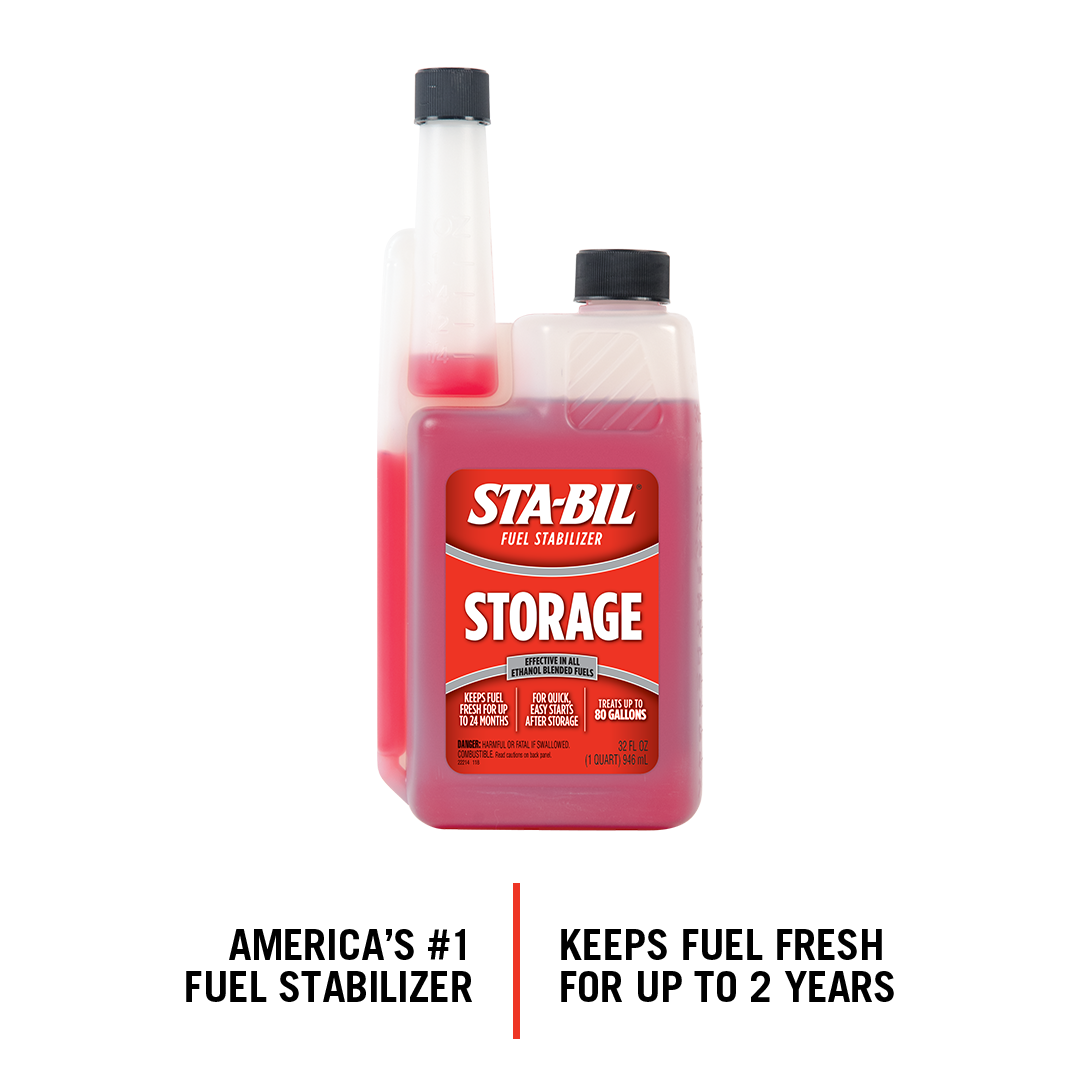 Sta-Bil Fuel Additive, Treats Up To 80 gal, 32 oz Bottle - 22214