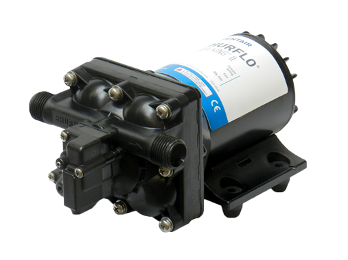 SHURflo Fresh Water Pump, Aqua King  II Standard 3.0, 3 gal Per Minute, 55 PSI - 4138-111-E65