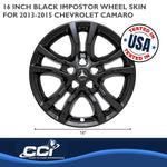 Coast2Coast Wheel Skins & Styled Wheel Covers IWCIMP398BLK product image 2