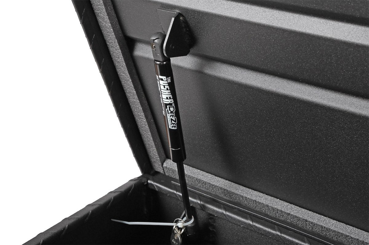Dee Zee Tool Box, Red Label, Black Textured Powder Coated Aluminum, 46.5 in Length x 19 in Width x 16 in Height - DZ8546TB