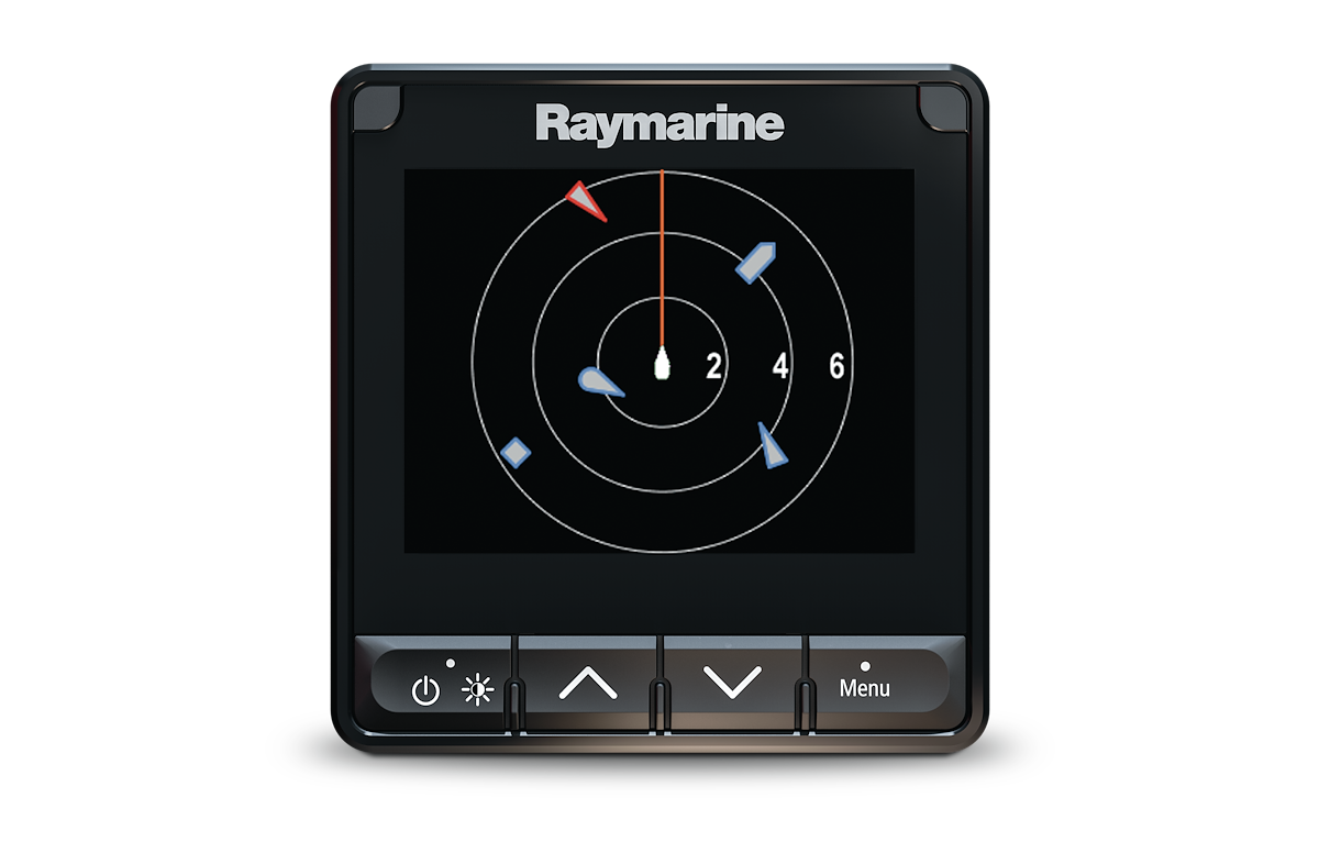 Raymarine Sailboat Instrument Kit, i70s, 4 in LCD Display, 1.7 Watt Power Consumption - E70327