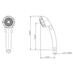 Dura Faucet Shower Head - DF-SA400-BQ