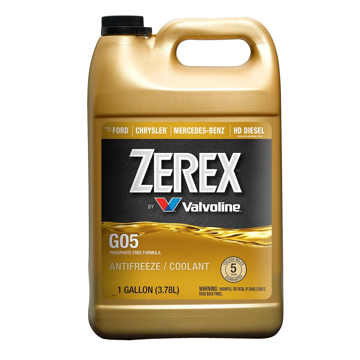 Zerex Engine Coolant, G-05, 1 gal Jug - ZXG051
