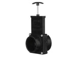 Valterra Sewer Waste Valve, Waste Valve For RV Black Water System, 3 in Waste Valve, With 3 in Hub x 3 in Spigot - T40
