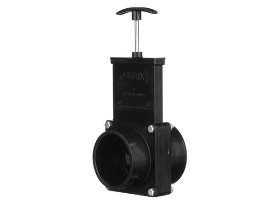 Valterra Sewer Waste Valve, Waste Valve For RV Black Water System, 3 in Waste Valve, With 3 in Hub x 3 in Spigot - T40