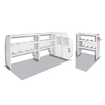 Weather Guard Van Storage System Kit, White - 600-8110R