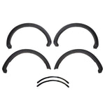 TrailFX Fender Flare, 1-1/2 in Tire Coverage, Black Smooth Paintable Finish, 3-1/4 in Flare Height, Set Of 4 - TFF3011OE