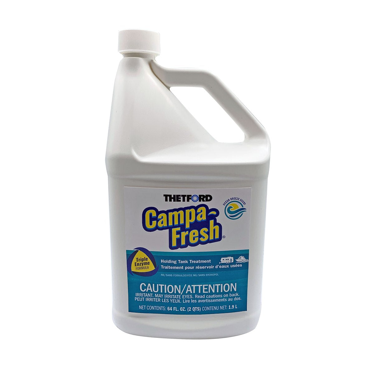 Thetford/ Norcold Waste Holding Tank Treatment, Treats 40 gal Holding Tank, 64 oz Jug, 8 Treatments Per Bottle - 51120