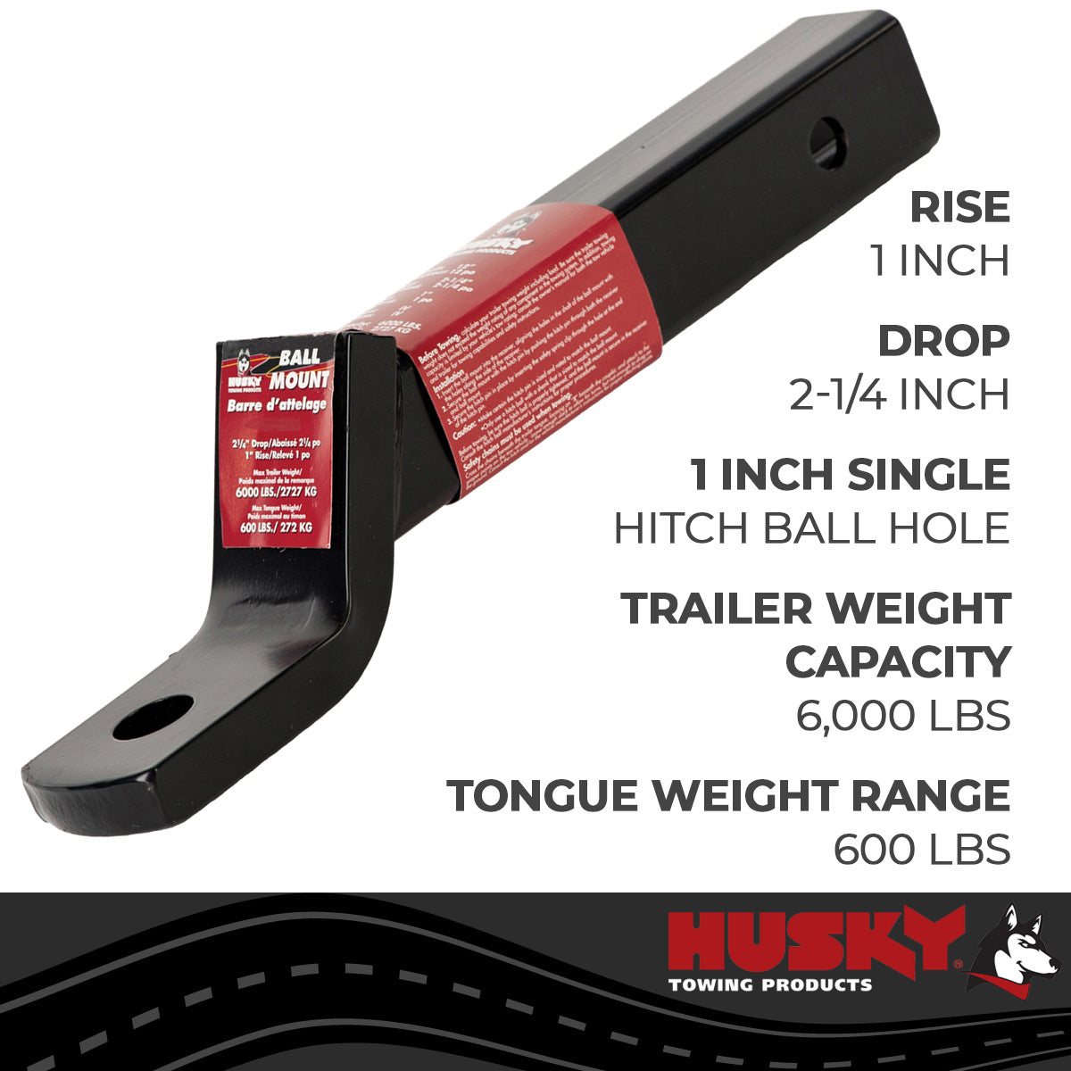 Husky Towing Ball Mounts, Hitch Balls & Shanks 31369 product image 3