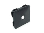 B&B Molders Sewer Hose Storage Carrier Cap, Use With 4 in Square Sewer Hose Bumper, Black - 94163