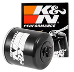 K&N Oil Filter, With 17 Millimeter Removal Nut, 3.063 in Outside Diameter x 3.344 in Height, Black - KN-153